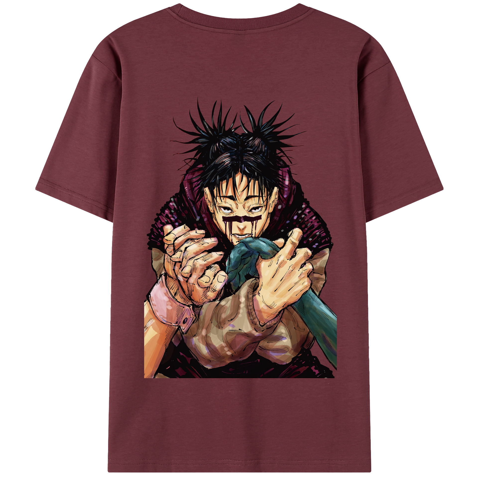 （画像用） 呪術廻戦 Jujutsu Kaisen 綿100％半袖Tシャツ（背面プリント）